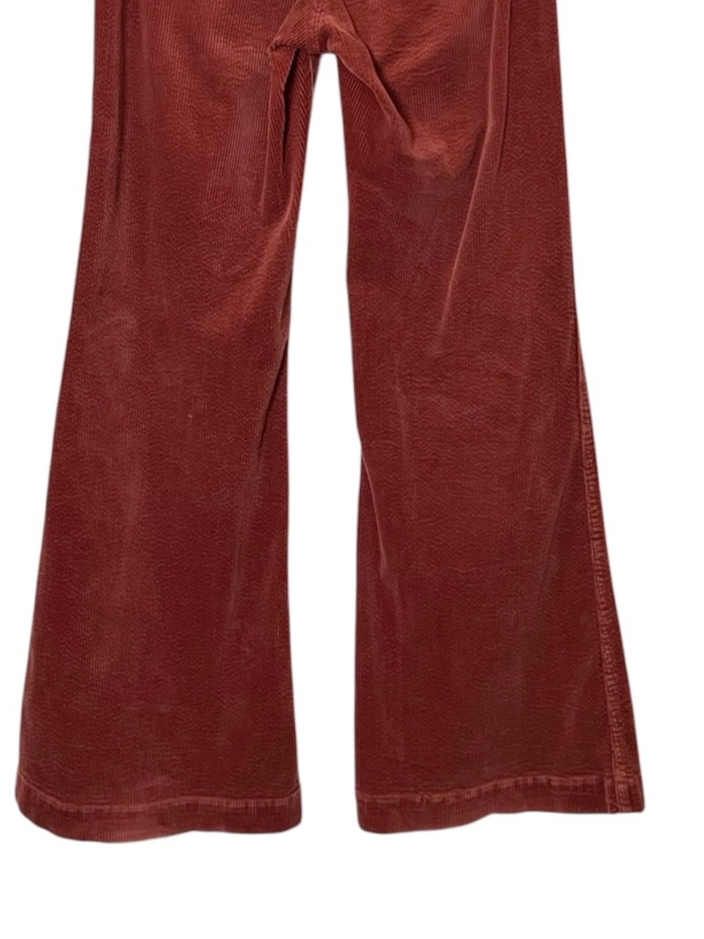Rollas Eastcoast High Rise Flare Women’s Size 27 Rust Corduroy Retro Western - Picture 7 of 11